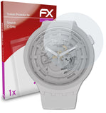 atFoliX FX-Hybrid-Glass Panzerglasfolie für Swatch C-Grey