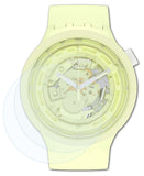 Schutzfolie Bruni kompatibel mit Swatch C-Lime, glasklare (2X)