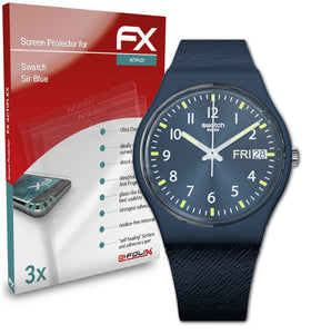 atFoliX FX-ActiFleX Displayschutzfolie für Swatch Sir Blue