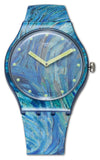 Schutzfolie atFoliX passend für Swatch The Starry Night by Vincent Van Gogh, ultraklare und flexible FX (3X)