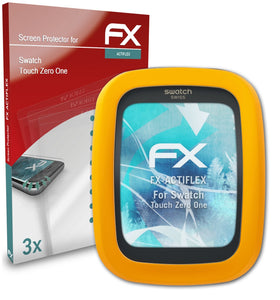 atFoliX FX-ActiFleX Displayschutzfolie für Swatch Touch Zero One