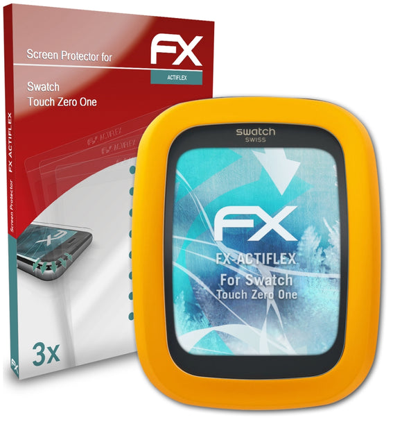 atFoliX FX-ActiFleX Displayschutzfolie für Swatch Touch Zero One