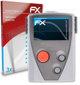 atFoliX FX-Clear Schutzfolie für Swissphone BOSS 935