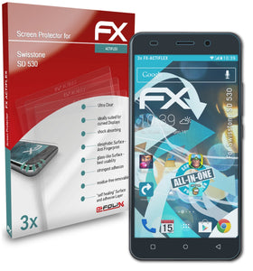 atFoliX FX-ActiFleX Displayschutzfolie für Swisstone SD 530