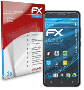 atFoliX FX-Clear Schutzfolie für Swisstone SD 530