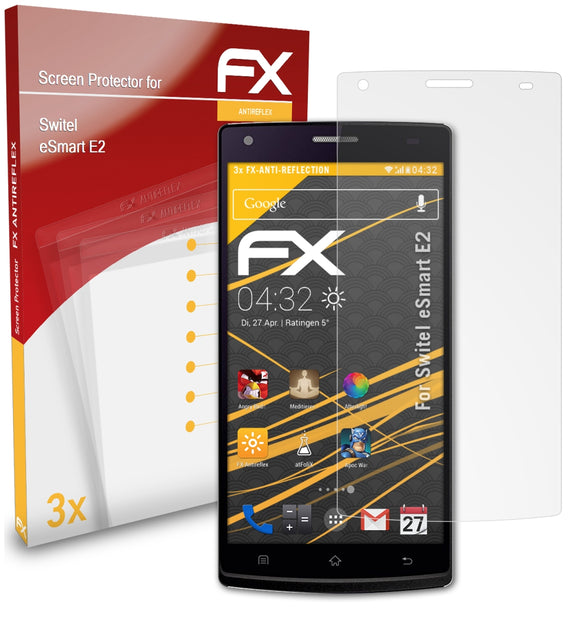 atFoliX FX-Antireflex Displayschutzfolie für Switel eSmart E2