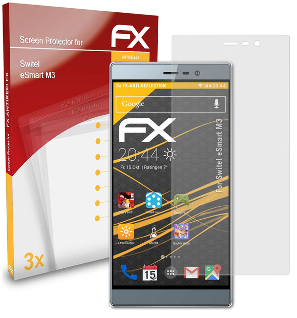atFoliX FX-Antireflex Displayschutzfolie für Switel eSmart M3