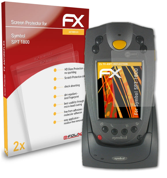 atFoliX FX-Antireflex Displayschutzfolie für Symbol SPT 1800