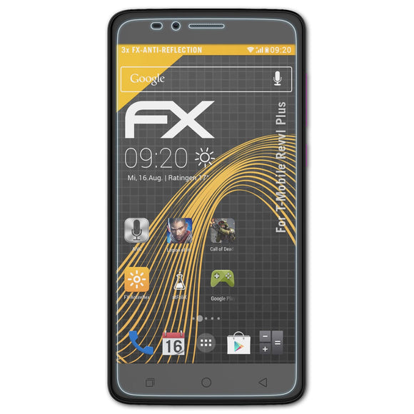 atFoliX FX-Antireflex Displayschutzfolie für T-Mobile Revvl Plus
