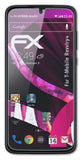 Glasfolie atFoliX kompatibel mit T-Mobile Revvlry+, 9H Hybrid-Glass FX