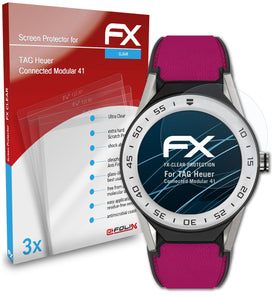 atFoliX FX-Clear Schutzfolie für TAG Heuer Connected Modular 41