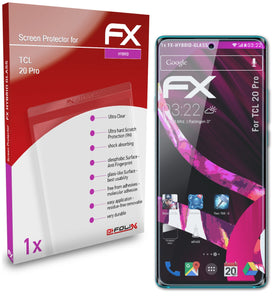 atFoliX FX-Hybrid-Glass Panzerglasfolie für TCL 20 Pro