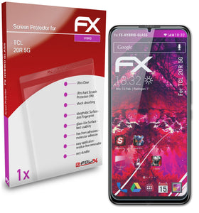 atFoliX FX-Hybrid-Glass Panzerglasfolie für TCL 20R 5G