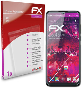 atFoliX FX-Hybrid-Glass Panzerglasfolie für TCL 20Y