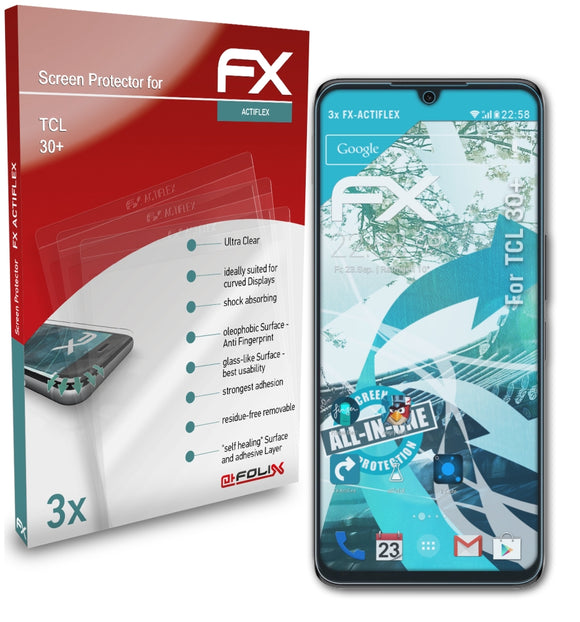 atFoliX FX-ActiFleX Displayschutzfolie für TCL 30+