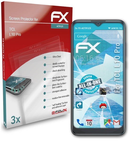 atFoliX FX-ActiFleX Displayschutzfolie für TCL L10 Pro