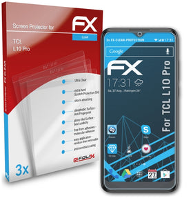 atFoliX FX-Clear Schutzfolie für TCL L10 Pro