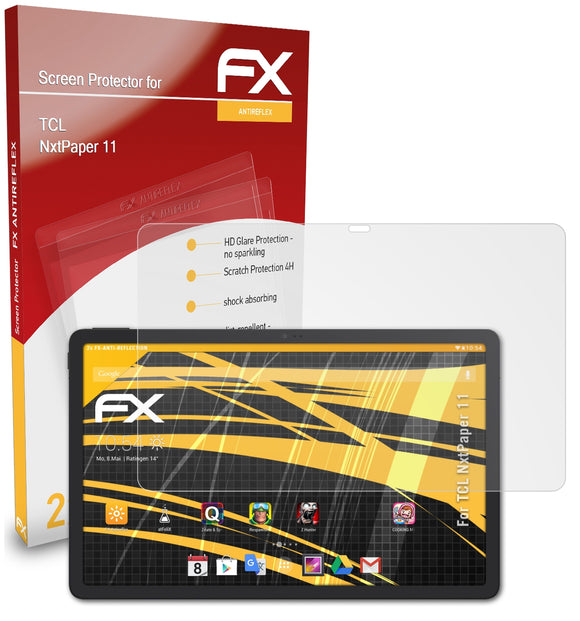 atFoliX FX-Antireflex Displayschutzfolie für TCL NxtPaper 11