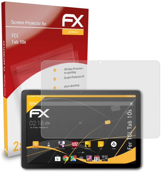 atFoliX FX-Antireflex Displayschutzfolie für TCL Tab 10s
