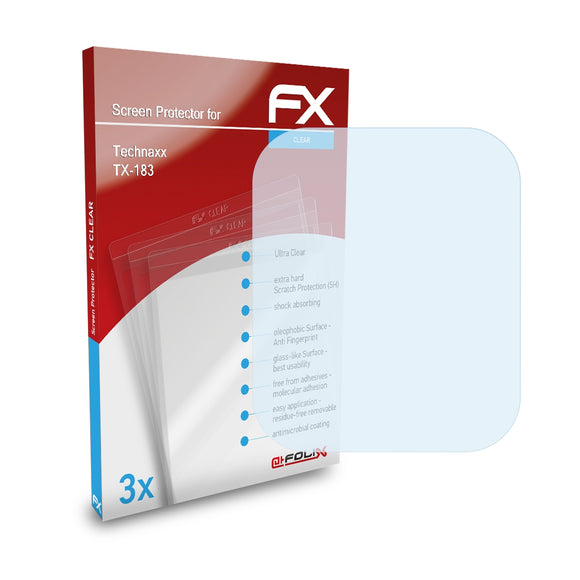 atFoliX FX-Clear Schutzfolie für Technaxx TX-183