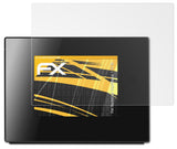Panzerfolie atFoliX kompatibel mit Technisat DigitRadio 110 IR, entspiegelnde und stoßdämpfende FX (3X)