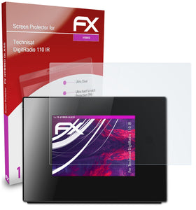 atFoliX FX-Hybrid-Glass Panzerglasfolie für Technisat DigitRadio 110 IR
