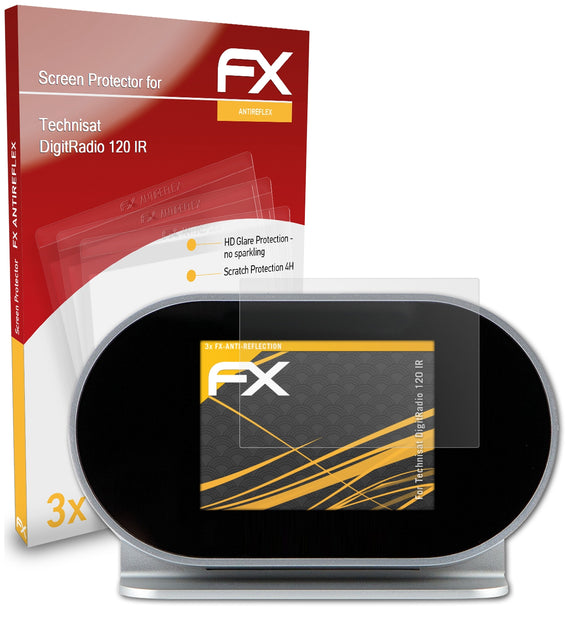 atFoliX FX-Antireflex Displayschutzfolie für Technisat DigitRadio 120 IR