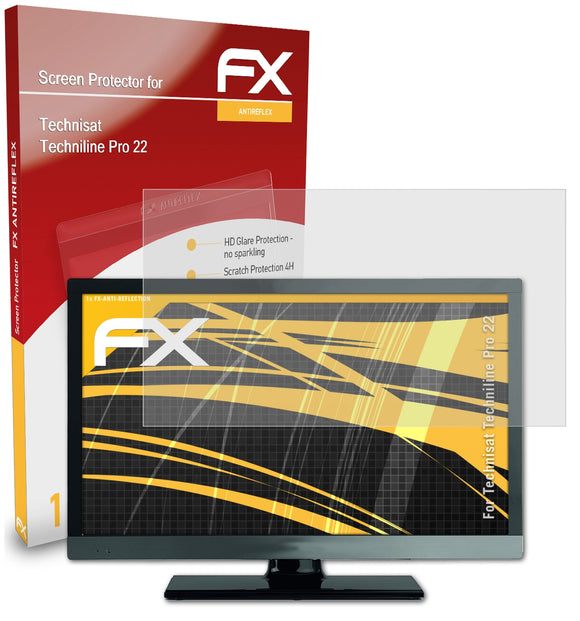 atFoliX FX-Antireflex Displayschutzfolie für Technisat Techniline Pro 22