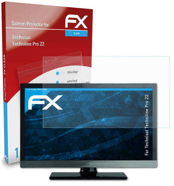 atFoliX FX-Clear Schutzfolie für Technisat Techniline Pro 22
