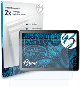Bruni Basics-Clear Displayschutzfolie für Technisat TechniPad 10G-HD