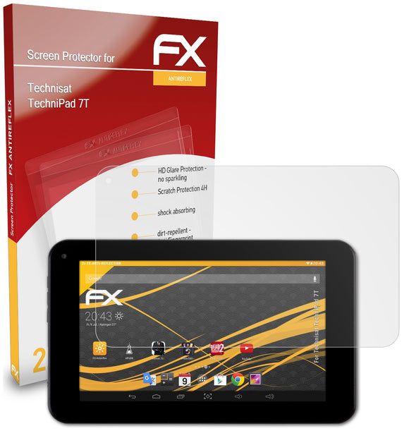 atFoliX FX-Antireflex Displayschutzfolie für Technisat TechniPad 7T