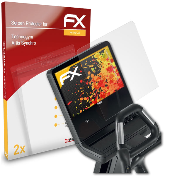 atFoliX FX-Antireflex Displayschutzfolie für Technogym Artis Synchro