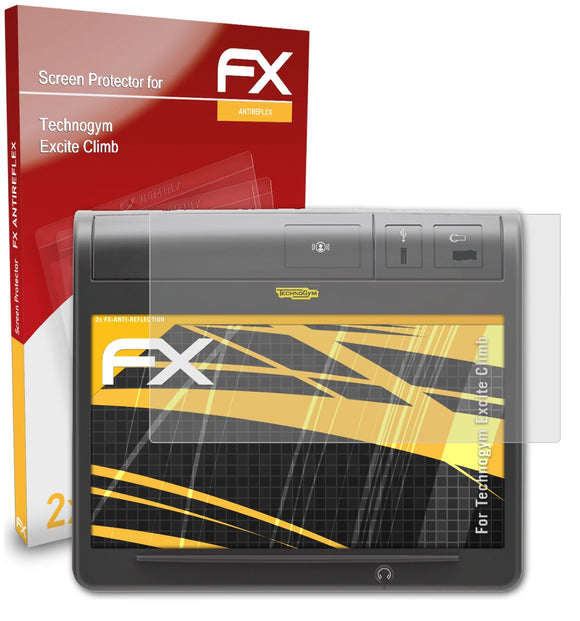 atFoliX FX-Antireflex Displayschutzfolie für Technogym Excite Climb