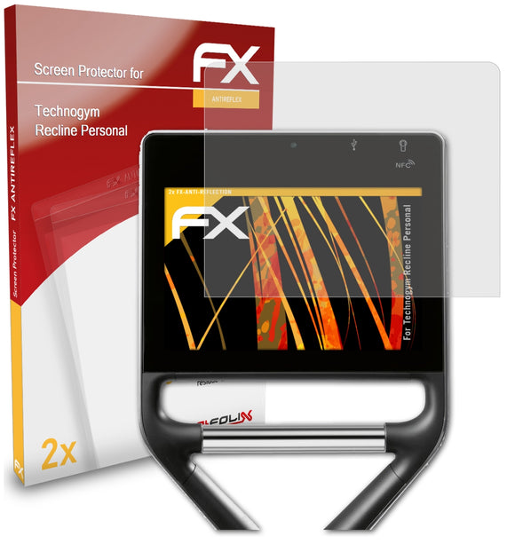 atFoliX FX-Antireflex Displayschutzfolie für Technogym Recline Personal