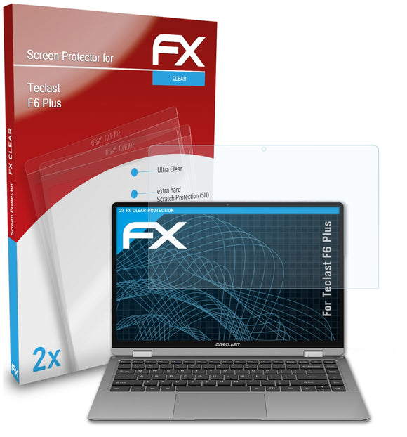 atFoliX FX-Clear Schutzfolie für Teclast F6 Plus