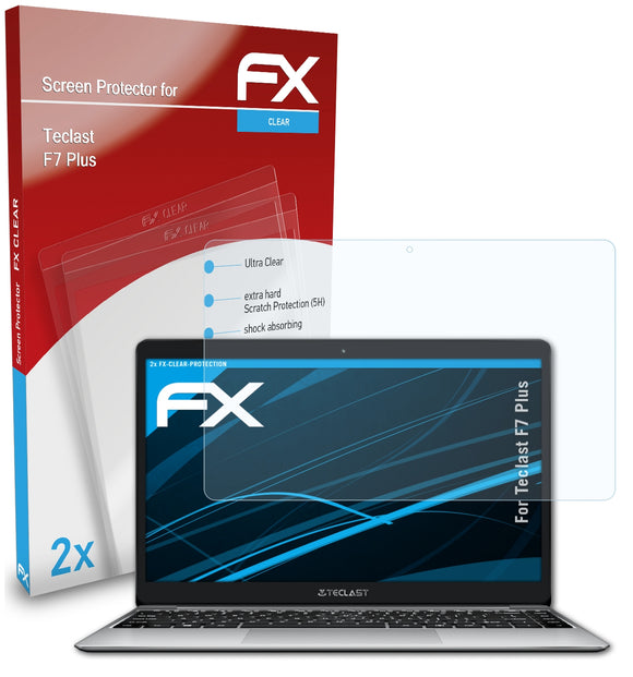 atFoliX FX-Clear Schutzfolie für Teclast F7 Plus