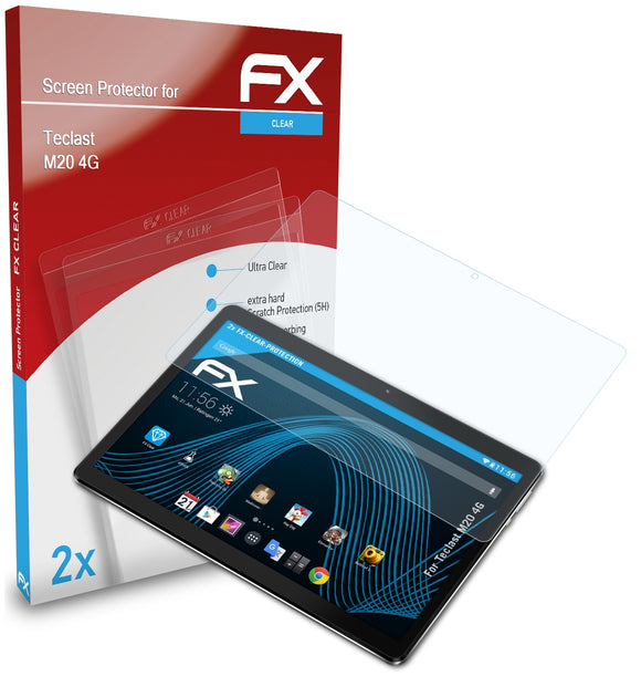 atFoliX FX-Clear Schutzfolie für Teclast M20 4G