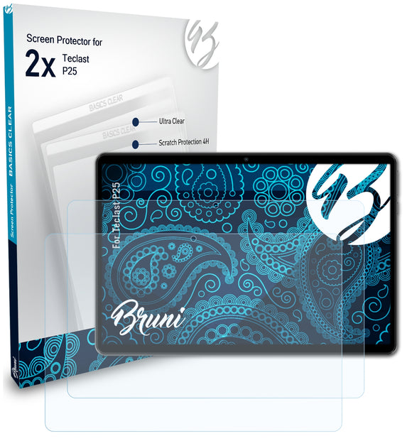 Bruni Basics-Clear Displayschutzfolie für Teclast P25