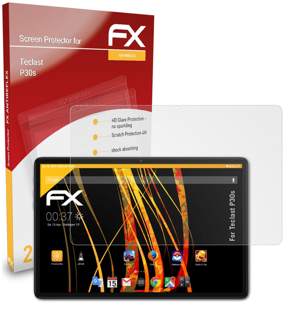 atFoliX FX-Antireflex Displayschutzfolie für Teclast P30s