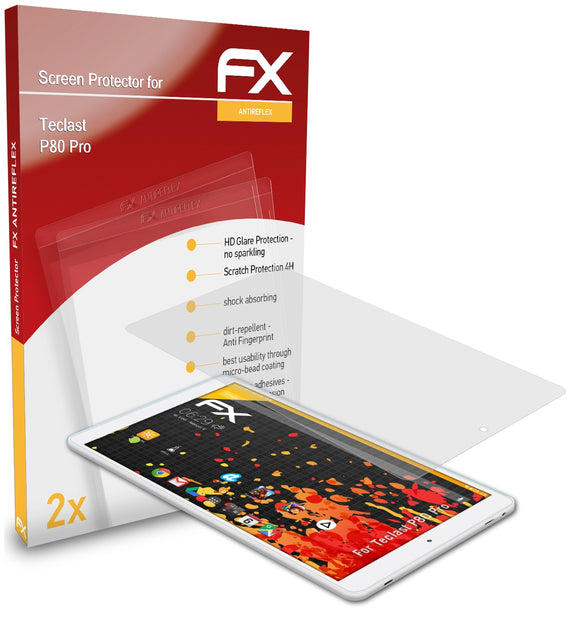 atFoliX FX-Antireflex Displayschutzfolie für Teclast P80 Pro