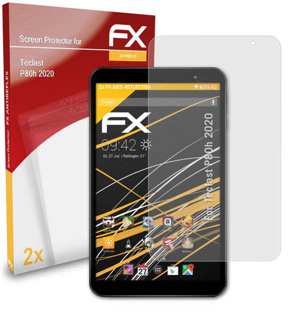 atFoliX FX-Antireflex Displayschutzfolie für Teclast P80h (2020)
