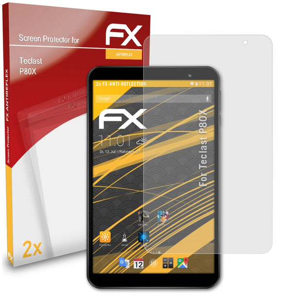atFoliX FX-Antireflex Displayschutzfolie für Teclast P80X