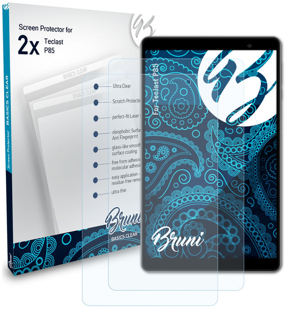 Bruni Basics-Clear Displayschutzfolie für Teclast P85