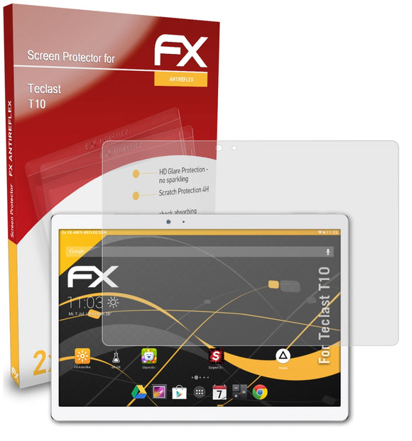 atFoliX FX-Antireflex Displayschutzfolie für Teclast T10