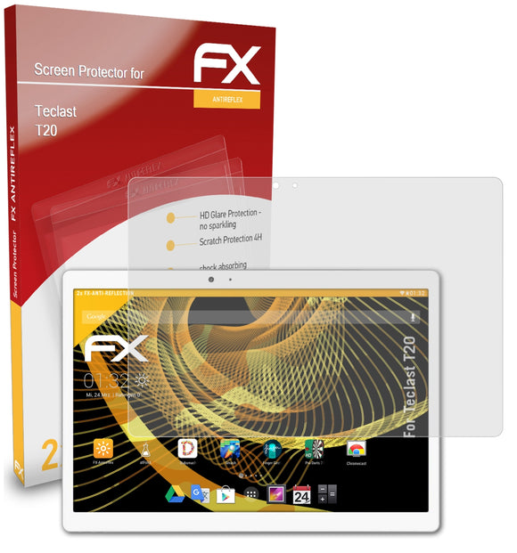 atFoliX FX-Antireflex Displayschutzfolie für Teclast T20