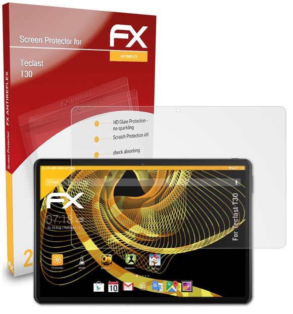 atFoliX FX-Antireflex Displayschutzfolie für Teclast T30