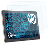 Schutzfolie Bruni kompatibel mit Teclast Tbook 10 S, glasklare (2X)