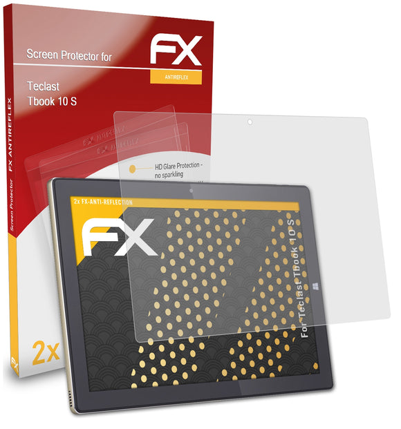 atFoliX FX-Antireflex Displayschutzfolie für Teclast Tbook 10 S