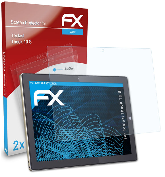 atFoliX FX-Clear Schutzfolie für Teclast Tbook 10 S