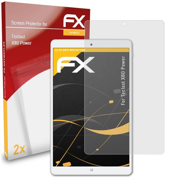atFoliX FX-Antireflex Displayschutzfolie für Teclast X80 Power